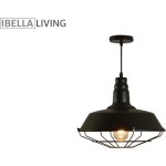 Ibella Living Hanglamp Nautic Industriële Look - Zwart