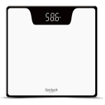 Gerlach - Weegschaal Glas Led Display / Draagvermogen 180 Kg - Wit