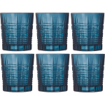 Arcoroc Whisky Glas Brixton London Topas 300 Ml - 6 Stuks - Blauw