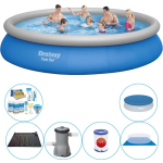 Bestway Fast Set Rond 457x84 Cm - Zwembad Combi Deal - Blauw