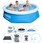 Bestway Fast Set Rond 244x66 Cm - Zwembad Bundel - Blauw