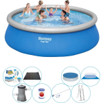 Bestway Fast Set Rond 457x84 Cm - Zwembad Met Accessoires - Blauw