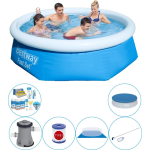 Bestway Fast Set Rond 244x66 Cm - Zwembad Pakket - Blauw