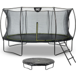 EXIT Toys Exit - Trampoline Met Veiligheidsnet, Afdekhoes En Ladder - Op Poten - Silhouette - Rond - ø427cm - Zwart