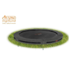 Avyna Pro-line Inground Ronde Trampoline ø 365 Cm Camouflage - Grijs