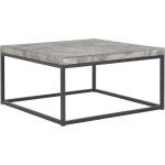 Vidaxl Salontafel 75x75x38 Cm Beton-look - Grijs