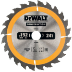 DeWalt DT1930-QZ Hoja para construcción 152 x 20mm 24T (AC)