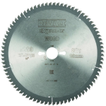 DeWalt - DT4280-QZ - Hoja para sierra circular estacionaria 260x30mm 80D TCG -5º