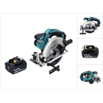 Makita - DSS 611 T1 Sierra circular a batería 18V 165 mm + 1x Batería BL 1850 5,0 Ah - Sin cargador, sin maletín incluidos