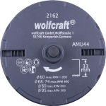 Wolfcraft - sierra de corona, con broca central de 8 mm con 5 láminas, profundidad de corte 33 mm