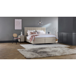 Boxspring Jade Vlak Met Gestoffeerd Matras - 90 x 220 cm - khaki