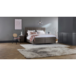 Boxspring Jade Vlak Met Gestoffeerd Matras - 90 x 210 cm - liver