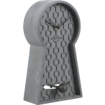Karlsson Honeycomb Pendulum Tafelklok - Donker - Gris