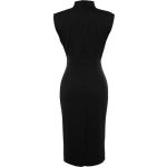 Trendyol - Nette mouwloze midi jurk in zwart