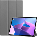 Just in case Smart Tri-Fold Lenovo Tab P12 Pro Book Case - Grijs