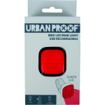 URBAN PROOF LED fiets achterlicht vierkant -USB oplaadbaar