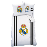 Real Madrid Maillot Dekbedovertrek - Eenpersoons - 140 X 200 Cm - - Wit
