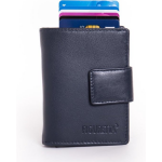 Figuretta Cardprotector Leren Portemonnee Met Rfid Bescherming - Blauw