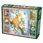 Cobble Hill Legpuzzel Blossoms & Kittens 1000 Stukjes