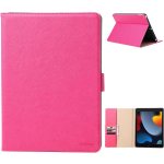 Premium Leren Boekmodel hoes iPad 9 - iPad 8 - iPad 7 - Roze