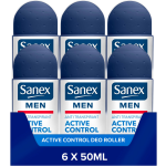 Sanex Men Deodorant Deoroller Active Voordeelverpakking 6x50ml