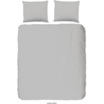 Good Morning Uni Dekbedovertrek - Lits-jumeaux (240x200/220 Cm + 2 Slopen) - Katoen - Light Grey - Grijs