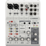 Yamaha AG06MK2W White live streaming mixer