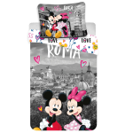 Disney Minnie Mouse Roma Love Dekbedovertrek - Eenpersoons - 140x200 Cm - Multi