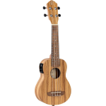 Ortega RFU10ZE Timber Series Soprano Ukulele Natural E/A sopraan ukelele met gigbag