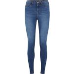 Noisy May - Callie - Skinny jeans met hoge taille in middene wassing - Azul