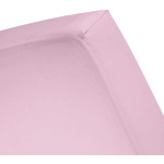 Cinderella Basic Percaline Katoen Hoeslaken - 100% Percaline Katoen - 1-persoons (70x200 Cm) - Candy - Roze