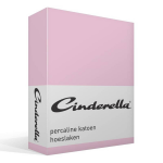 Cinderella Basic Percaline Katoen Hoeslaken - 100% Percaline Katoen - Lits-jumeaux (160x200 Cm) - Candy - Roze
