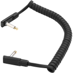 RockBoard Coiled Series Flat Patch Cable zwart 1.5 m