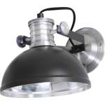 Steinhauer Lightning - Industriele Wandlamp Reflektor - - Zwart