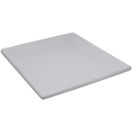 Cinderella Basic Percaline Katoen Topper Hoeslaken - 100% Percaline Katoen - Lits-jumeaux (180x210 Cm) - Light Grey - Grijs