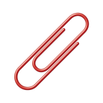 Alco Paperclips 26 Mm Staal 100 Stuks - Rood
