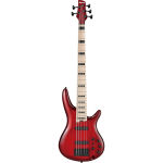 Ibanez ANB205-TWB Adam Nitti 5-snarige basgitaar - transparent wine red burst