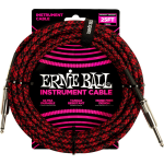 Ernie Ball 578901 braided instrument cable rood 7.6m