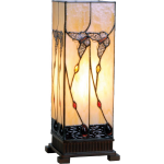 Clayre & Eef Tafellamp Tiffany 18*18*45 Cm E27/max 1*40w 5ll-9290 - Beige
