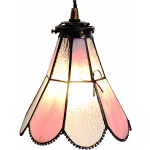 Clayre & Eef Hanglamp Tiffany 18*15*115 Cm E14/max 1*25w 5ll-6217 - Roze