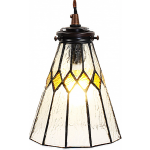 Clayre & Eef Transparente Hanglamp Tiffany Ø 15*115 Cm E14/max 1*40w 5ll-6194