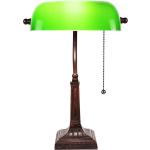 Clayre & Eef e Bureaulamp 26*16*40 Cm E27/max 1*40w 5ll-5685 - Groen