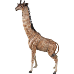 Clayre & Eef Decoratie Beeld 37*14*59 Cm Ijzer Giraf Decoratief - Bruin