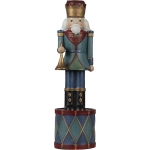 Clayre & Eef Decoratie Figuur Notenkraker Ø 7*26 Cm, - Groen