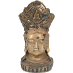Clayre & Eef Decoratie Beeld Boeddha 11*9*22 Cmkleurig Kunststof Decoratief Figuur Decoratieve Accessoires - Goud