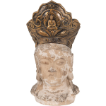 Clayre & Eef Decoratie Beeld Boeddha 12*9*22 Cm Kunststof Decoratief Figuur Decoratieve Accessoires - Bruin