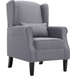 Vidaxl Fauteuil Stof Donker - Grijs