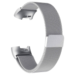4mobilez Fitbit Charge 3 Horlogeband Milanese - Magneetsluiting - Silver
