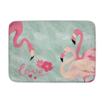 ACHOKA Speelkleed Flamingo Decomat 100 X 150 Cm/roze - Blauw