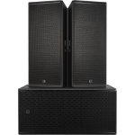 RCF 2x NX 985-A + SUB 8008-AS stereo speakersysteem